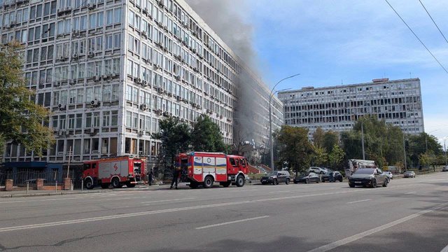 УКК работал на двух локациях после ударов БпЛА по Киеву