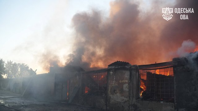 Russian forces attack humanitarian aid warehouses in Odesa region; two injured reported