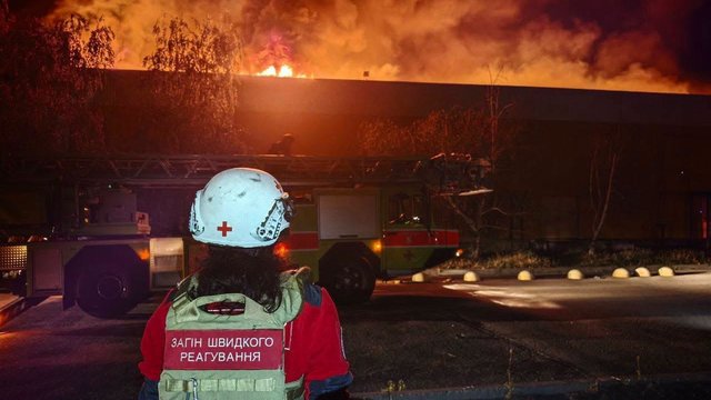 УЧХ допомагав ліквідувати наслідки російської повітряної атаки на Запоріжжя