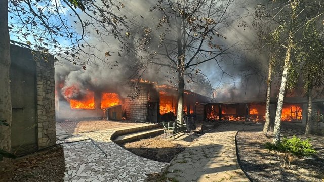 В Одесской области спасатели потушили пожары, вызванные вражескими ударами – ГСЧС