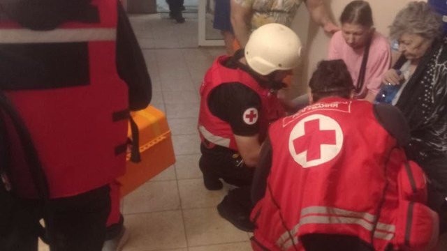 УКК оказывал помощь пострадавшим от российского воздушного удара по Одессе