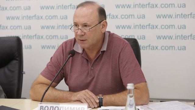 Владимир Бублей, президент УА "Втормет". Пресс-центр ИА "Интерфакс-Украина", Киев, 16.09.2026