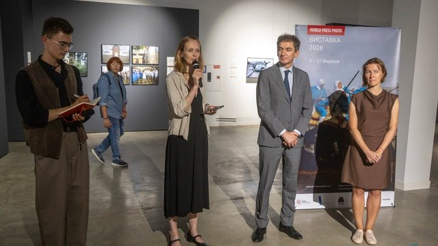 Відкриття виставки переможців конкурсу World Press Photo 2026. Національний центр Олександра Довженка, Київ, 03.09.2026