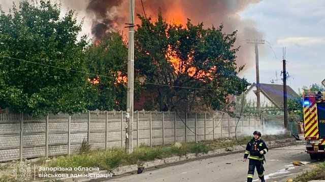 В Запорожье в результате утренней атаки "Шахеда" один человек погиб, еще один получил ранения – ОВА