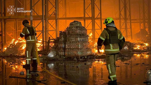 ATB warehouse facilities in Brovary district damaged in Russian attack