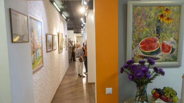 Відкриття виставки живопису династії Красних – Ольхових "У просторі і часі". Музей сучасного мистецтва України, Київ, 17.09.2026