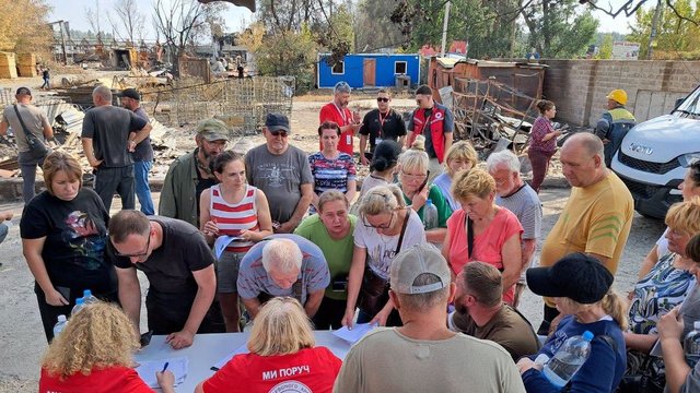 УЧХ продовжує підтримувати постраждалих від російських ударів по Київщині