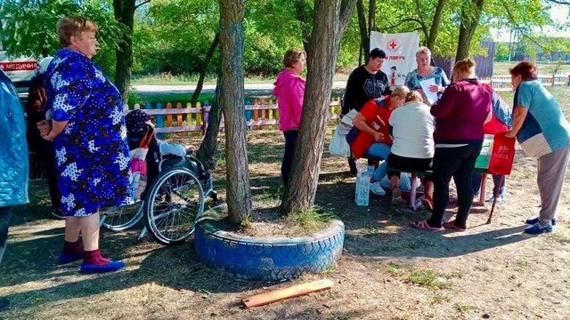 URCS mobile medical teams continue to provide assistance to residents of Zaporizhia region